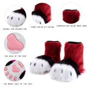 Custom Mascot Costume Accessories Cute Fox Fur Legs Suitable for Cosplay and Anime Exhibitions - Image 4