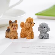 Adorable Customizable Teddy Poodle Puppy Figurine Resin Craft DIY Decorative Ornament For Desktop Decoration - Image 3
