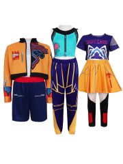 K-POP Stage Performance Costume Adult Black Gold Hunter Magic Girl Cosplay Outfit Ideal for Children and Adults - Image 5