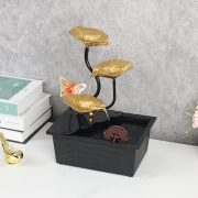 Desktop Waterwheel Flowing Water Fountain Ornament for Living Room Home Office Decorations Craft Gifts Export