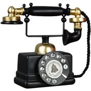 Retro Telephone Creative Small Ornament Customizable Decorative Accessory for Bar Library Study American Style Decoration - Image 5