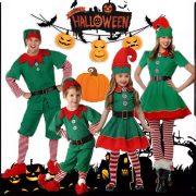New Children's Christmas Costume Halloween Outfit Santa Claus Suit Toddler Cosplay Performance European And American Stage Costume - Image 3
