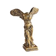 Retro Aged Statue of Victory Desktop Entrance Decorative Ornaments Creative Greek Mythology Figure Handmade Resin Artwork - Image 5