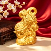 Gold Lifelong Happiness Ornament Custom Metal Medal Badge for New Home Opening Gift Perfect for Desktop and Entrance Decoration - Image 4