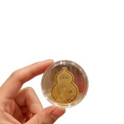 Metal Medal Badge Custom Design Lucky Gourd Shape Gold Plated Patch Ideal New Year Gift For Friends And Family Fridge Magnet - Image 5