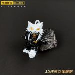 Custom Metal Medal Badge Delta Surrounding Red Wolf Night Hunter Keychain Metal Ornament Alloy Gold Rose Toy Backpack Pendant