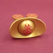 财源滚滚元宝车摆件招财车载元宝工艺品摆件黄金万两元宝 - Image 2
