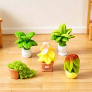 New Cartoon Miniature Potted Plant Accessories Customizable Decorative Ornament for Dollhouse Scenery Fridge Magnet Keychain DIY Resin Decoration - Image 2