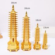 文昌塔摆件九层13层 书桌办公室装饰品 景区旅游工艺品收藏纪念品 - Image 5