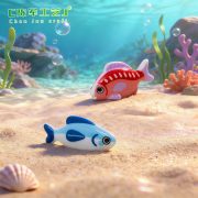 Customizable Decorative Resin Ornament Cartoon Red Sea Bass Doll Aquarium Decoration DIY Accessory Desktop Miniature Figurine - Image 4