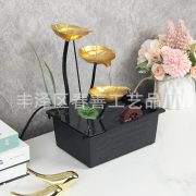 Simplified Desktop Waterwheel Feng Shui Wheel Wealth Attracting Running Water Ornament Craft Moving Water Feature Home Decor - Image 3