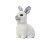 Customizable Decorative Rabbit Ornament Resin Craft Easter Plush Toy Gift Soft Velvet Material Cross-Border New Arrival - Image 5