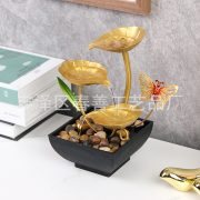 Home Decor Wealth Attracting Desktop Water Fountain Ornament Office Front Desk Living Room Feng Shui Decorative Piece - Image 4