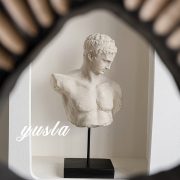 European Style Retro David Venus Semi-figurine Sculpture Customizable Decorative Ornaments for Console Table Display - Image 3