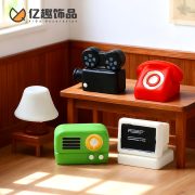 Creative Simulated Old-style Telephones Customizable Decorative Ornaments DIY Dollhouse Accessories Desktop Tree Shape Miniatures - Image 2