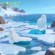 Customizable Decorative Ornaments Realistic Mountain Iceberg Snowflake Penguin Seal Landscape Eco Bottle Small Figurine Resin Crafts - Image 4