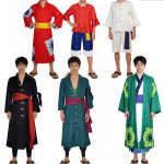 One Piece Cosplay Costume Adult Stage Performance Japanese Kimono for Halloween Cross-Border Festival Party Supplies