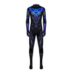 Adult Nightwing Grayson Titan Cosplay Suit Tight One-Piece Stage Performance Costume for Halloween