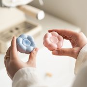 转转底座批发实心陶瓷托转转乐花朵基座高温耐用可爱解压转转配件 - Image 3