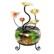 New Home Decor Glass Aquarium Water Flowing Fountain Desktop Office Feng Shui Decoration Circular Water Flow Ornament - Image 5