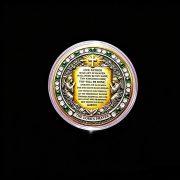 Queen of Heaven Commemorative Coin Custom Metal Medal Badge Maria Blessing 2D Color Printed Craftwork Souvenir Collection - Image 3