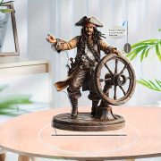 Retro Pirate Captain 2D Acrylic Decorative Ornaments Customizable Home Office Coffee Shop Bedroom Tabletop Decor - Image 4