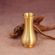 Mini Flower Vase Bamboo Node Storage Ornament for Buddha Pure Land Zen Style Incense Accessories Metal Craft Custom Medal Badge - Image 4