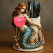 Sexy Witch Quill Holder Resin Craft Customizable Decorative Ornaments for Home Desktop Decoration New Arrival Amazon Cross-Border - Image 2