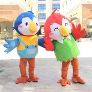 Cartoon Poinco Parrot Adult Stage Performance Costume Customizable Walking Doll Suit Fried Chicken Skin Human Wear Props - Image 2
