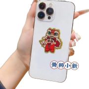 Hot Selling Gold Containing Mobile Phone Stickers Cute Cartoon Design Custom Metal Medal Badge Perfect Small Gift - Image 5