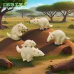 Realistic Miniature Termite-Eating Anteater Figurine Customizable Decorative Ornament for Eco-Ball DIY Decoration Accessories