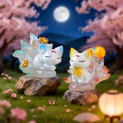 新品狐狸潮玩萌粒树脂工艺品创意装饰品公仔小盲盒办公室桌面摆件 - Image 2