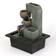 European Style Mini Water Fountain Ornament Creative Feng Shui Home Business Gift Attracting Wealth And Prosperity - Image 4
