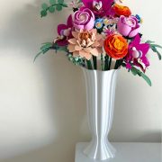 Creative White Dried Flower Vase Simple Desktop Decoration Ornament Customizable 3D Printed Gift Resin Craft - Image 3