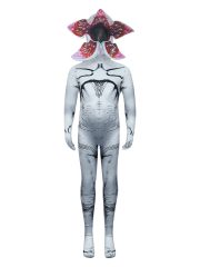 Adult Stage Performance Costume White Zombie Dance Party Halloween Outfit Cosplay Stranger Things Bioluminescent Flower Transformation - Image 5