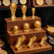 Customizable Decorative Resin Ornament Mini DIY Model Football Trophy Desktop Display Piece New Cross-Border Product - Image 4