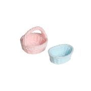 Creative Resin Wicker Basket Customizable Decorative Ornament Miniature Dollhouse Desktop Decoration Photography Scenery Storage Frame - Image 5