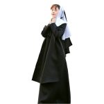 Halloween Nun Cosplay Costume Children's Stage Performance Outfit Parent-Child Party Game Wear Adult Stage Performance Costume