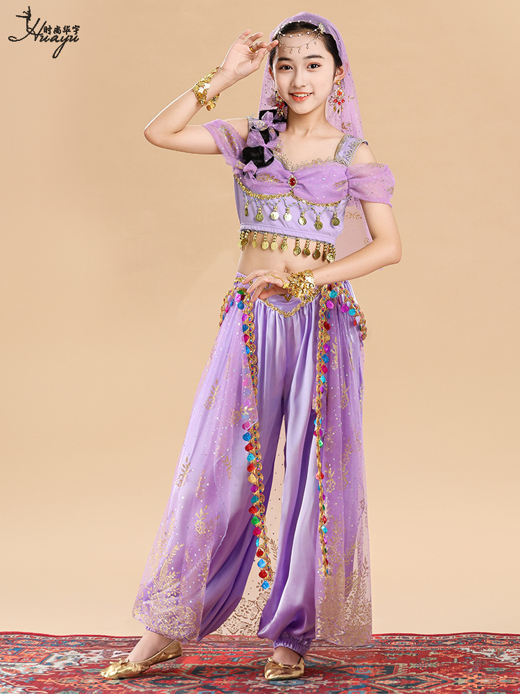 O1CN01LNSBPo28M2nuKCXHu_2010747917-0-cib.jpg Aladdin Jasmine Princess Halloween Performance Costume Children's Indian Dance Female Ethnic Style Stage Outfit Adult Size - Image 1
