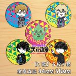 Anime Cosplay Custom Metal Medal Badge Shadow Mountain Masaaki New Ling Energy 100% Collectible Lapel Pin C Version