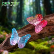 Customizable Decorative Ornaments Resin Craft DIY Butterfly Landscape Design Tabletop Decoration Miniature Faux Lip Gradient Color - Image 4