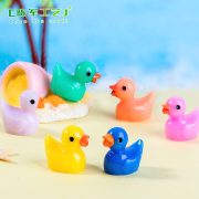 Customizable Yellow Duck Toy Pendant Micro Landscape Miniature Figurine Creative Decorative Resin Craft Accessory - Image 4