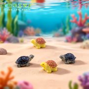 Customizable Decorative Ornaments Miniature Landscape Aquarium Scenery Mountain Rock Succulent Artificial Turtle Animal Ocean Figurine - Image 3