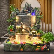 Large Outdoor Villa Garden Courtyard Home Decor Chinese Style Standing Wealth Attracting Feng Shui Water Fountain Ornament - Image 2