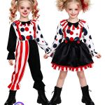 Adult Stage Performance Costume for Cross-Border Clown Halloween Party Cosplay Outfit Soul-Less Clown Performance Costume