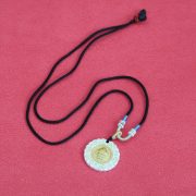 Custom Metal Pendant Vintage Chinese Style Mountain Ghost Coin Necklace Traditional Red Soil Coin Design with Retro Safety Buckle - Image 4