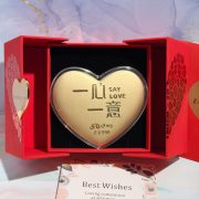 Custom Metal Medal Badge Heart Shaped Gold Gift Pancake for Mother's Day and Valentine's Day Investments Collectibles Small Gifts - Image 2