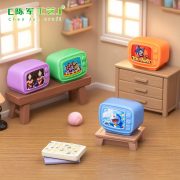 Creative Retro Childhood Miniature TV Customizable Decorative Ornament Dollhouse DIY Accessories Desktop Small Figurine - Image 2