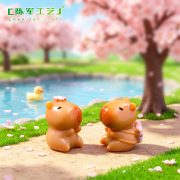 Adorable Customizable Decorative Ornaments Capybara Figurine for Miniature Landscape Garden Decoration DIY Accessories - Image 4