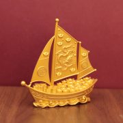 Custom Metal Medal Badge Chinese Style Shop Entrance Good Luck Tabletop Decoration Wholesale Direct from Factory Smooth Sailing Dragon Boat - Image 3
